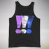 Drag Pride Grunge Exclamation Points Premium Tank Top - Black